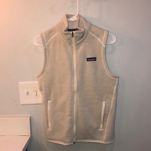 Patagonia cream white vest